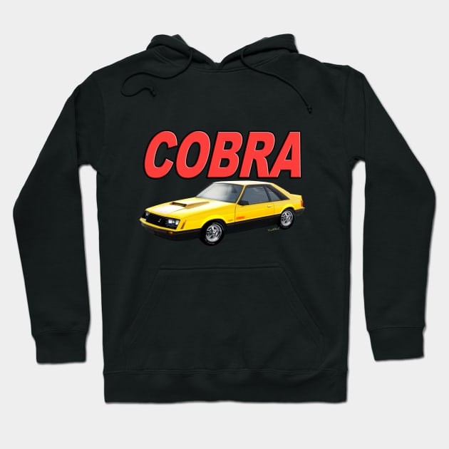 79 Mustang Fox Body Cobra Hoodie by vivachas